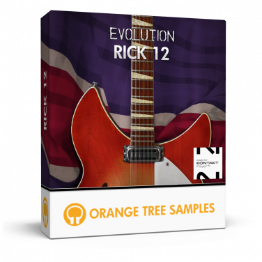 Highly-realistic vintage 12-string electric guitar sample library for Kontakt